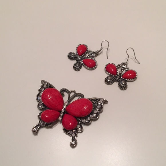 Charm and Earring Set - Picture 1 of 5